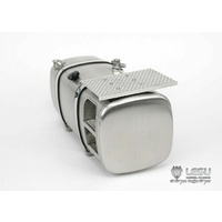 1/14 Fuel tank and urea tank with step pad ( Stainless steal )