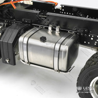 1/14 Truck Stainless Steel Flat Simulation Hydraulic Tank Tamiya Trailer General Modification