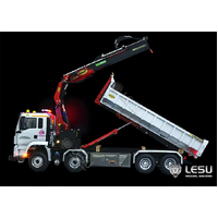 1/14 crane hydraulic truck with crane hydraulic front and rear support feet