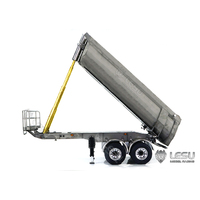 1/14 Simulation Truck Model Hydraulic Lift Metal U Tipper Semi-Trailer