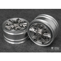 1/14 Truck front spider wheels aluminium alloy material fit wide tyres