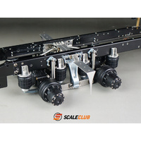 SCALECLUB 1/14 single holder 8 air bag tandem suspension system